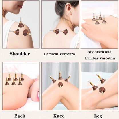 Mini Moxa Tubes Self Sticks Chinese Moxibustion Stickers Therapy Massager 180Pcs