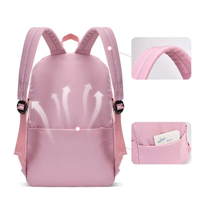 High School Bags Girls Studen Pockets School Backpack Teenage Girl Backpack