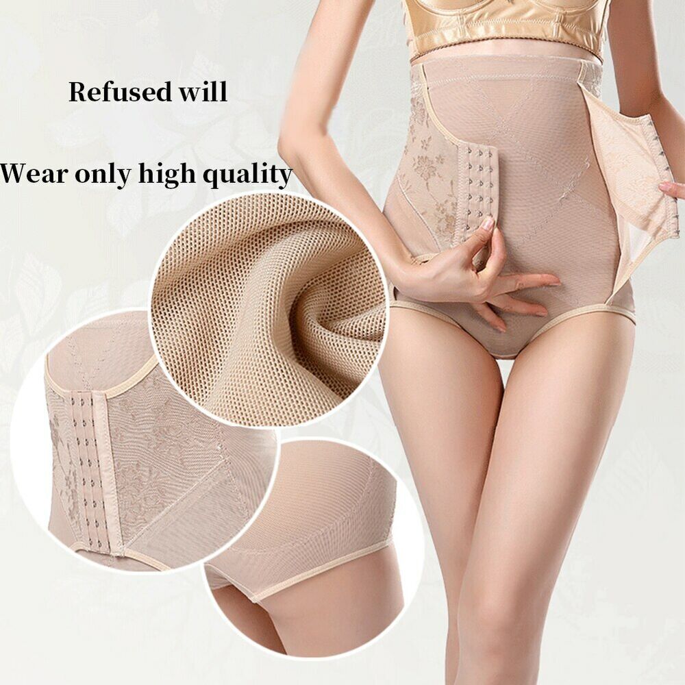 Women Body Shaper Trainer Tummy Slimming Breathable Belt Waist Control Briefs