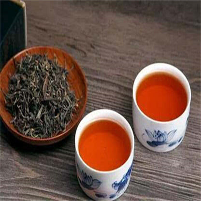 357g Puerh Tea Old Brown Tree Cooked Tea Cake Black Tea Yunnan Seven Sons Tea