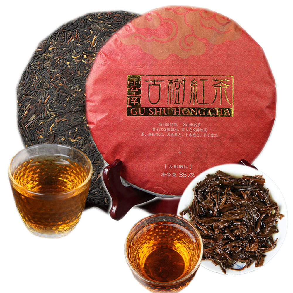 Black Tea Cake Ancient Tree Red Tea Big Leaf Tea Chinese Health Green Food 357g