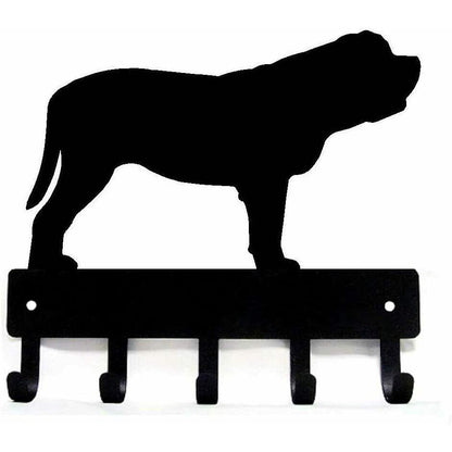 Mastiff Dog Key Rack Hanger Wall Hook Up Crafts Home Metal Pendant Wall Art