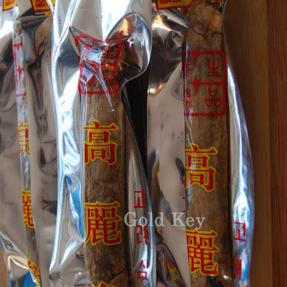 10 Years 4pcs Dry Ginseng Root 100g, Korean Red Ginseng,Health Of Chinese Herbal