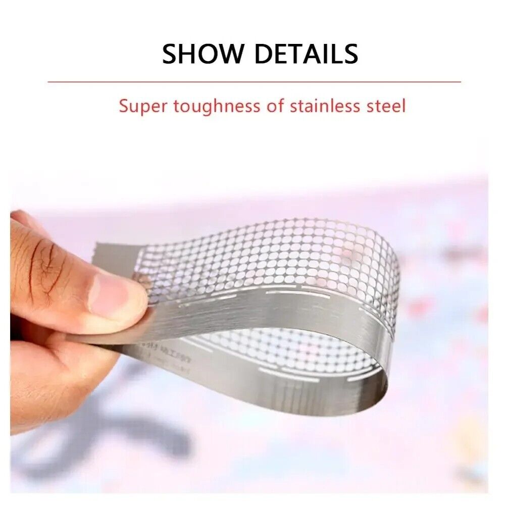Diamond Painting Ruler Low Viscosity Stainless Steel Fix Tools Embroidery Assist