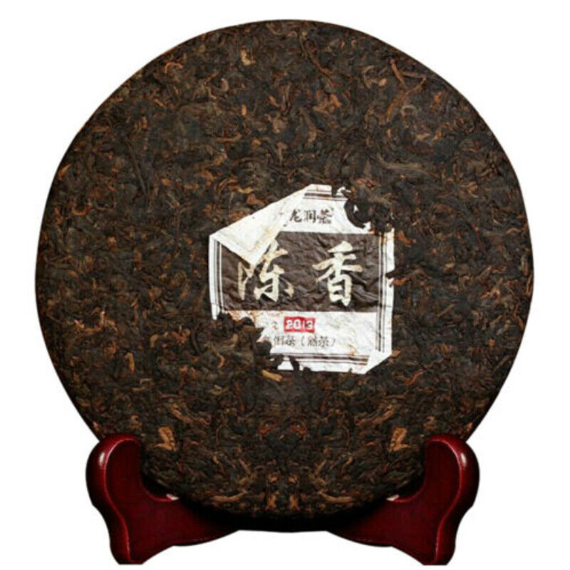 357g Pu'er Ripe Chen Xiang Yunnan LongRun Tea Ancient Tree Aged Pu-erh Tea Cake