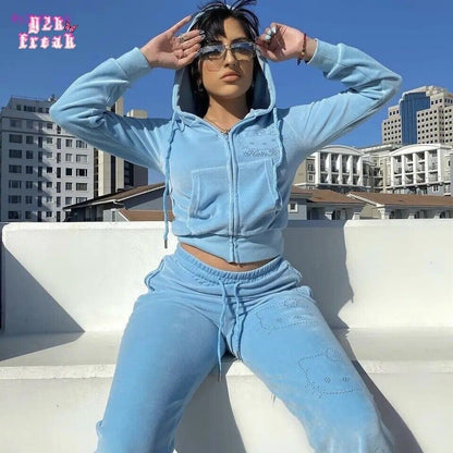 Hello Kitty Track Suit - Y2k Set Juicy Couture Track Suit