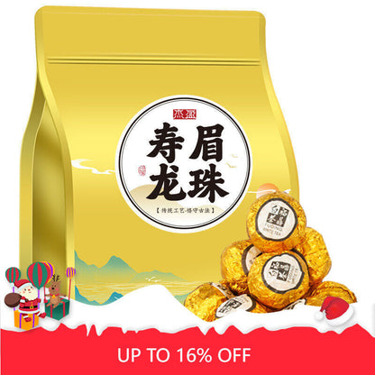 Fuding White Tea Shou Mei Long Zhu Tea Shou Mei Old White Tea Dragon Pearl 250g