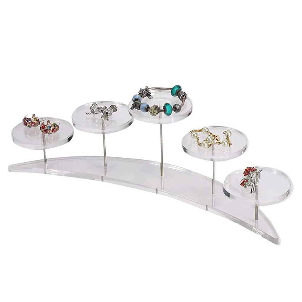 Cupcake Display Stand 5Tier Clear Acrylic Party Cake Dessert Holder Jewelry Rack