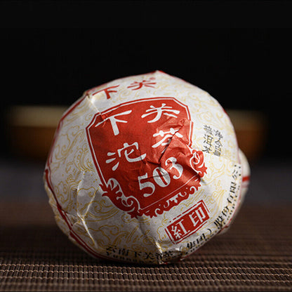 100g*5 Classic Red Label 503 Xiaguan Puerh Authentic TuoCha Tea Shen Puer Tuocha