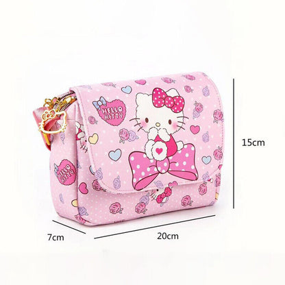 Girl Gift Kuromi My Melody Cinnamoroll Hello Kitty Crossbody Shoulder Bag Zipper