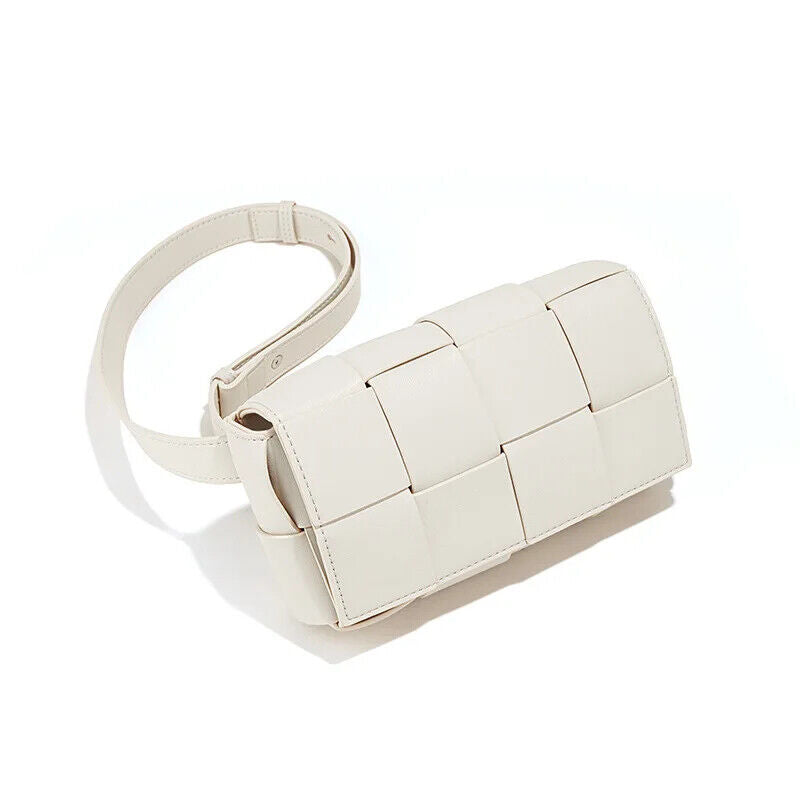 Bags Women Bag Weave Waist Belt Bag 2023 Trend Chest Pouch Female Bag