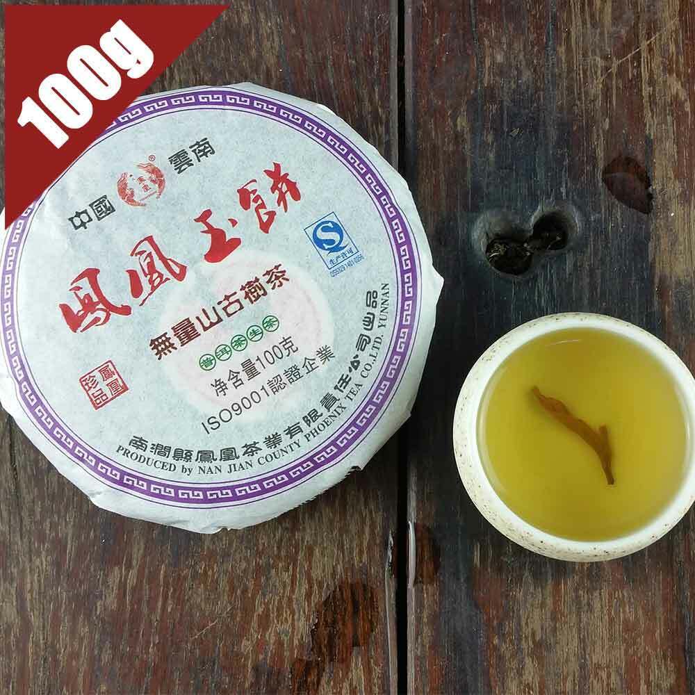 2012/2016 Wuliang Mountain Old Tree Raw Pu-erh Tea Phoenix Jade Cake 100g