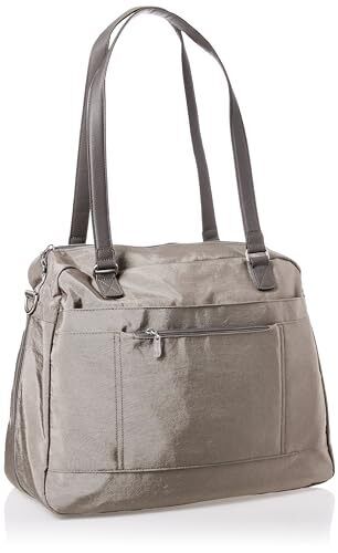Baggallini Overnight Expandable Laptop Tote - One Size, Sterling Shimmer