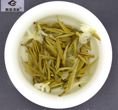 flavored aroma JASMINE Jade snail GREEN TEA,China JASMIN Grüner Tee BI LUO CHUN