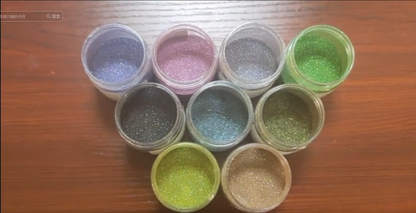 Nail Art Glitters 50g Bag Sparkly Holographic Powder Manicure Polish Accessories