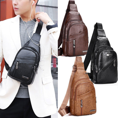 Waterproof Cross Body Bag Mens Handbag Shoulder Bag Daypack Wallet Travel Sports