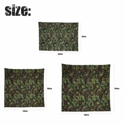3 Sizes Camouflage Tent Tarp Camping Hunting Shelter Waterproof Outdoor Survival