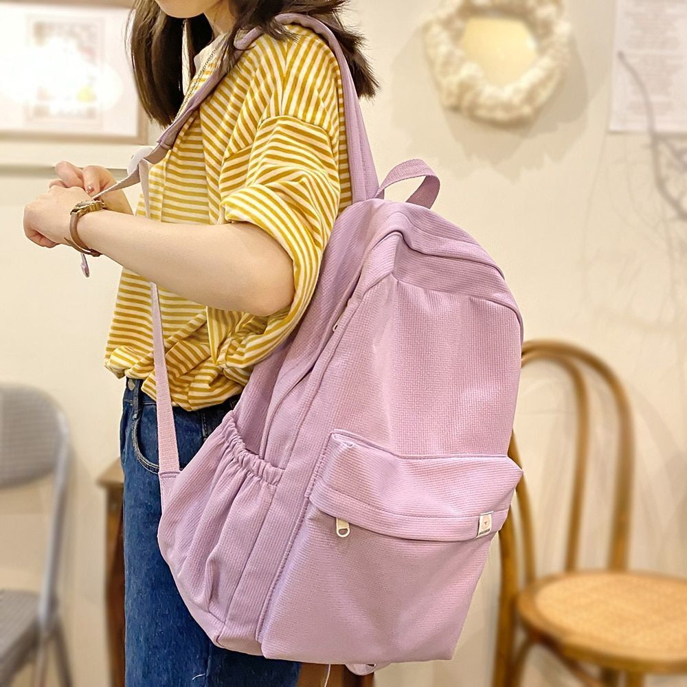 Cotton Bag Students Women Backpack Cool Teenage School Bags Fashion 29*13*43 CM