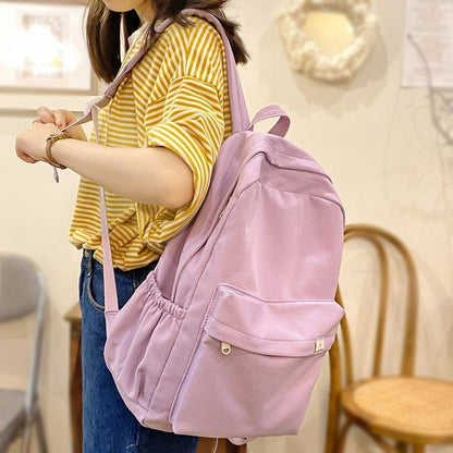 Cotton Bag Students Women Backpack Cool Teenage School Bags Fashion 29*13*43 CM
