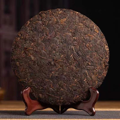 1999 Lao Ban Zhang Arbor Old Ripe Tea Cake 357g Yunnan Pu'er Tea Seven Cake Tea