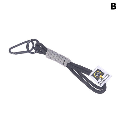 1Pc Braid Lanyard Phone Strap Carabiner Cord Bag Hanging Rope Keychain Pendant