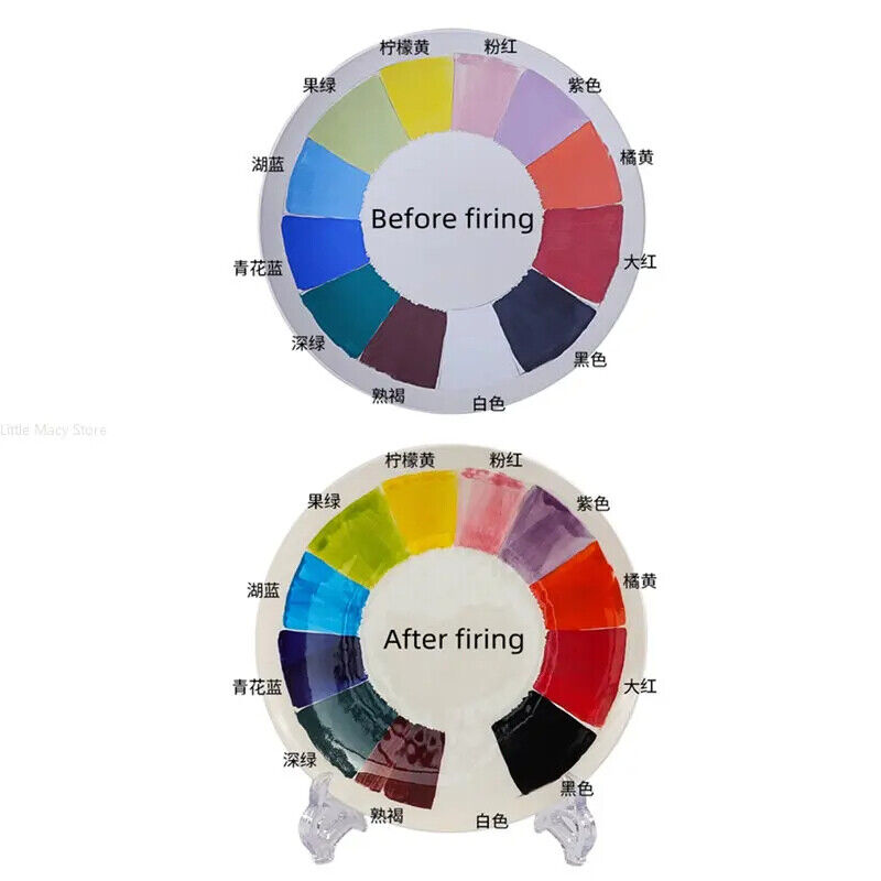 Pottery Underglaze Process Color Glazes Ceramics Painting Coloring Materials 25g