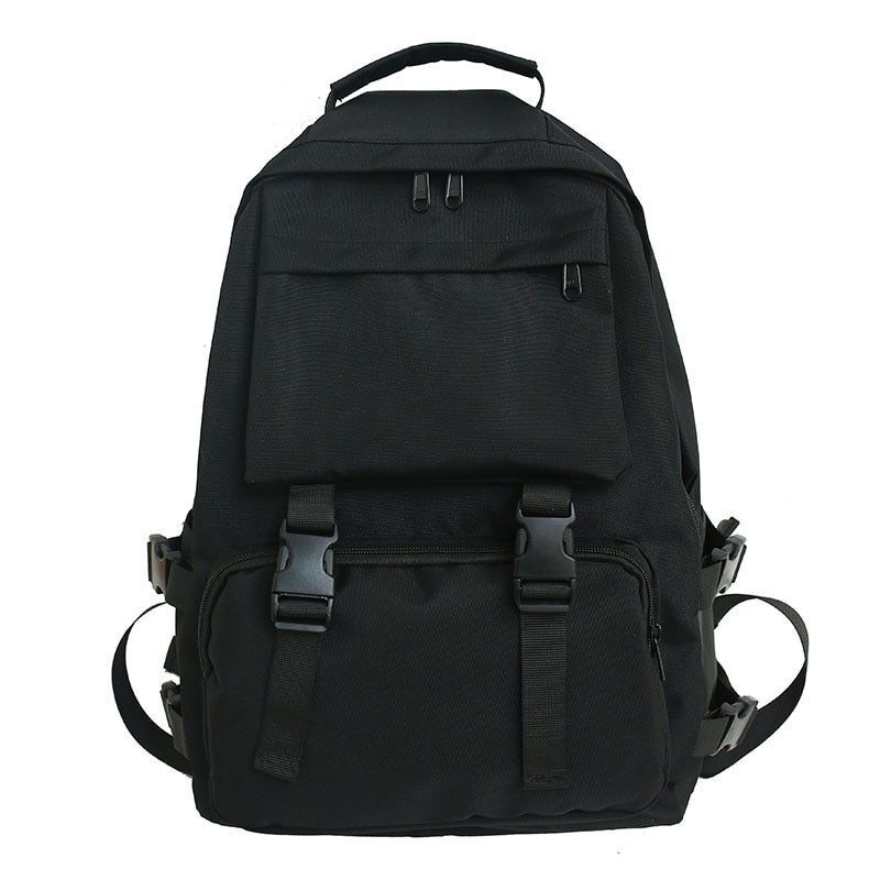 Fashion Backpack Waterproof Laptop Rucksack School Anti-theft Travel Bag Black