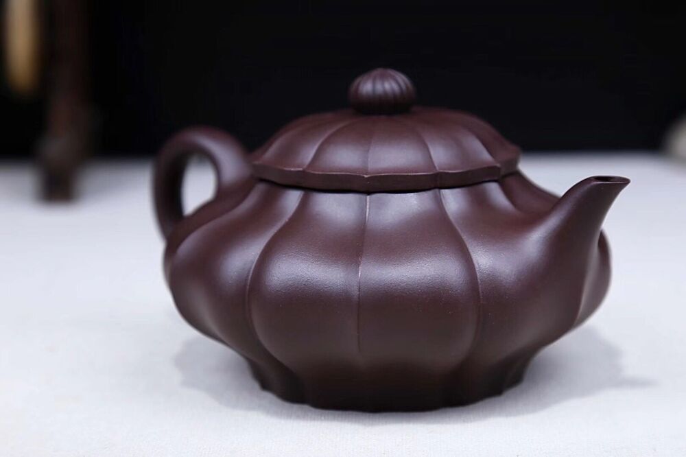 320cc chinese Yixing Handmade Zisha Purple clay Teapot HeLing Hu Tea Pot