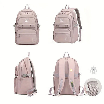 Students Backpack Nylon Double Shoulder Bag Fashion Travel College Bag