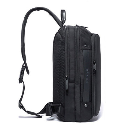New Designer Men's Sling Backpack Oxford cloth Waterproof Crossbody Bag USB Port
