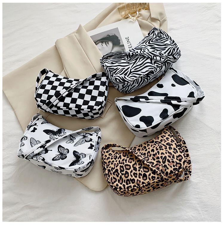 Handbag Canvas Underarm Shoulder Bags Totes Purse Pouch 23*13*7.5 CM 5 Colors