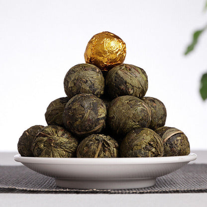 Yunnan Puerh Tea Raw Tea (Tin) Gold Leaf Dragon Ball 500g loose tea