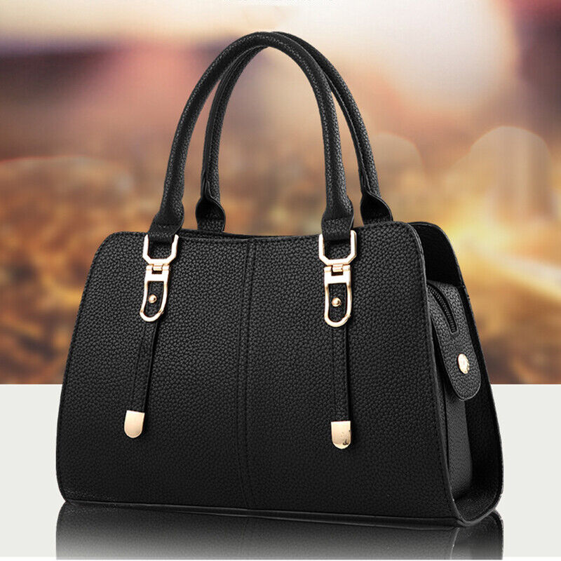 Women's Ladies PU Leather Backpack Handbag Cross Shoulder Bag Messenger Tote Bag