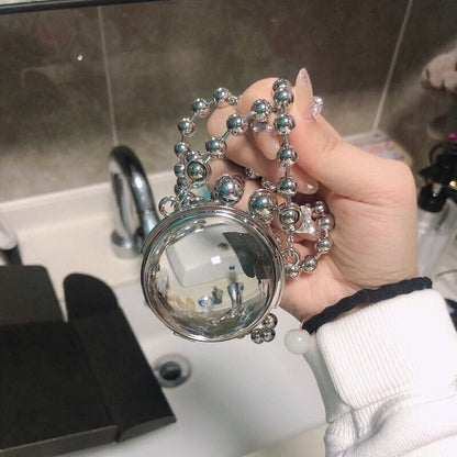 Women Mini Bag Crystal Chains Sequined Fashion Sweet Hasp Handbag Shoulder 7.5cm