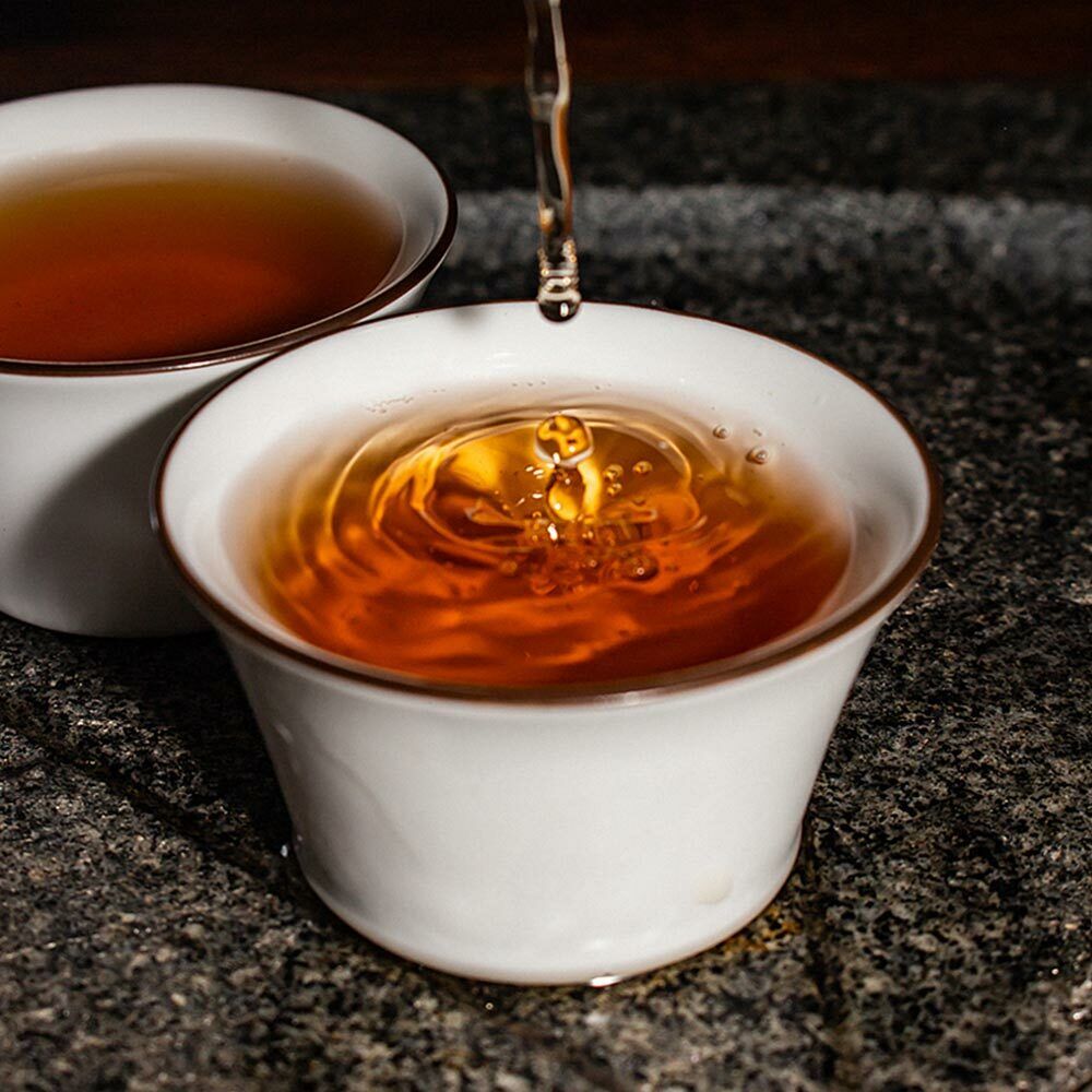 Top Baishaxi Classic 1953 Fucha Dark Tea 2013 yr Yu Pin Fu Tea Brick Tea 318g