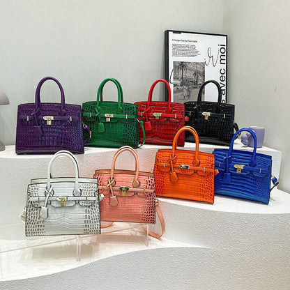 High Quality Lock Handbag Women's Tote Bags,Purse,Fashion Satchel/Top Handle Bag