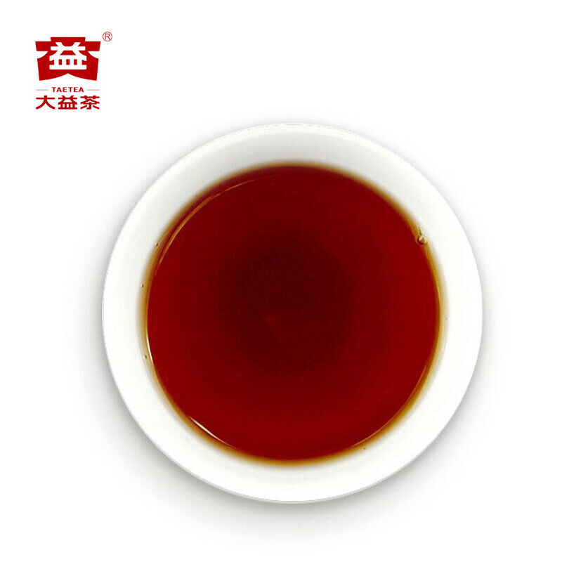357g TAETEA Red Jade Menghai Dayi Hong Yu Pu-erh Tea Cake Ripe Puer Pu'er