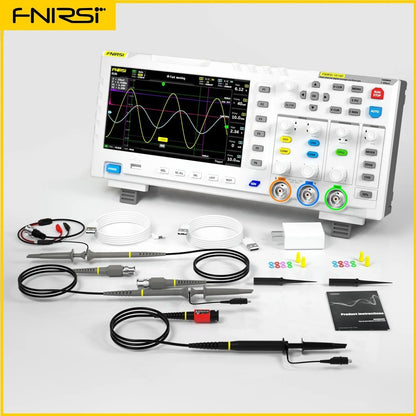 FNIRSI 1014D Digital Oscilloscope 2 In 1 Dual Channel Input Signal Generator 100