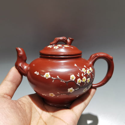 Chinese Yixing Zisha Clay Handmade Exquisite Teapot（报春壶 低款：郝彤彤）