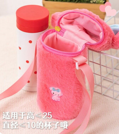 Kuromi My Melody Cinnamoroll Water Bottle Cup Shoulder Bag Pochacco Crossbody
