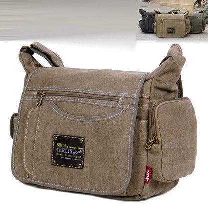 Men's Canvas Bag Men Crossbody Bag Men Messenger Bag Man Travel Shoulder Bags