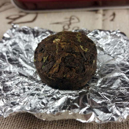 2021/2022 Glutinous Rice Ripe Mini Puer Puerh Tea Shu Puerh Tuocha Gift Pack 75g