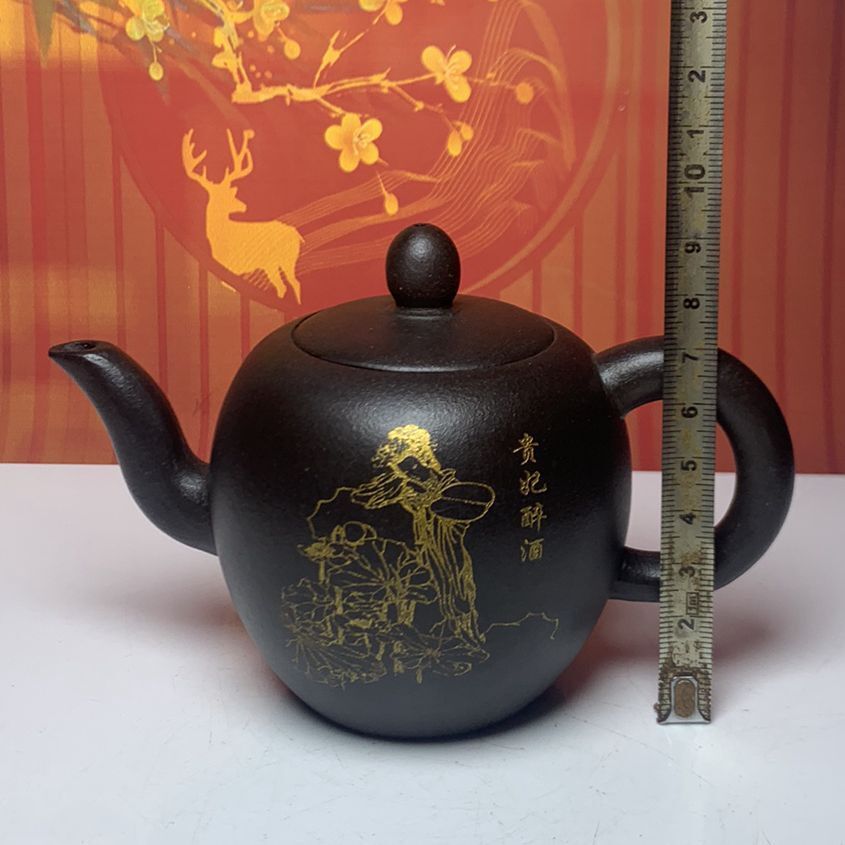 Vintage Chinese Yixing Purple Clay Teapot Zisha Ceremony Fashion Nice Teaware