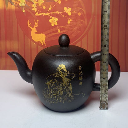 Vintage Chinese Yixing Purple Clay Teapot Zisha Ceremony Fashion Nice Teaware