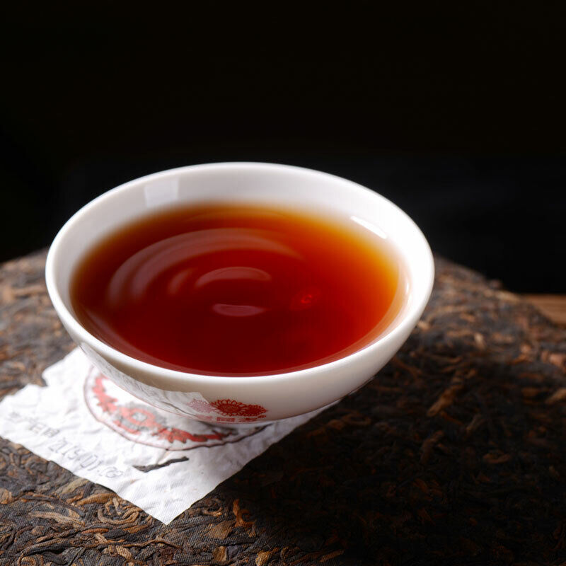 Yunnan Old Comrade Haiwan Shu Ripe Puer Tea 357g LaoTongZhi 9978 Batch 191