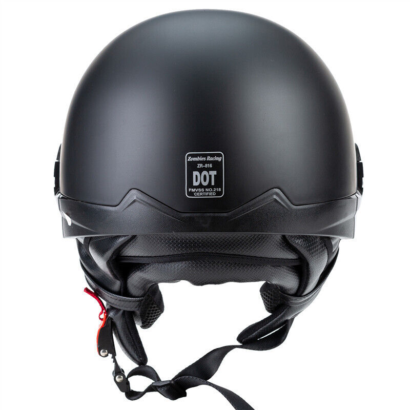 Motorcycle Half Helmet Motorcycle Helmet With Sun Visor DOT for All Seasons Gift