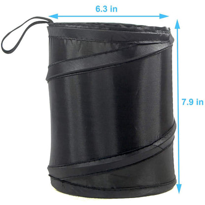 Car Rubbish Bin Holder Foldable Waterproof Garbage Bag Waste Storage Organiser