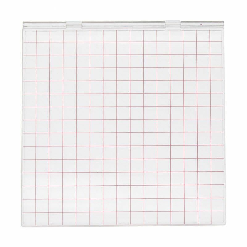 Scrapbooking Stamping Tools Folder Card Making Embossing Acrylic 15.2x15.3x0.7cm