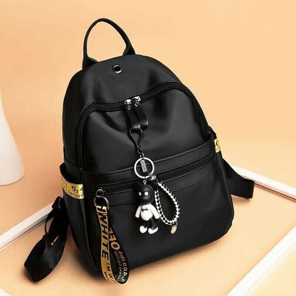 Womens Ladies Nylon Backpack Shoulder Bag Multi-purpose School Travel Handbags