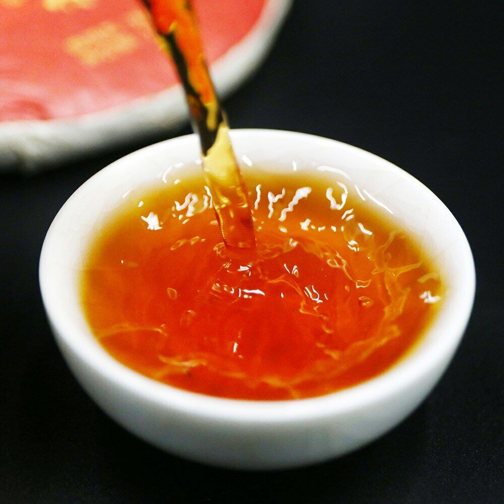 2019 Yr Ripe Puerh Tea Ban Zhang Shu Cha Sheng Puer Tea 200g
